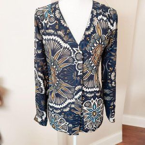 💙H&M Long Sleeve Blue Blouse💙